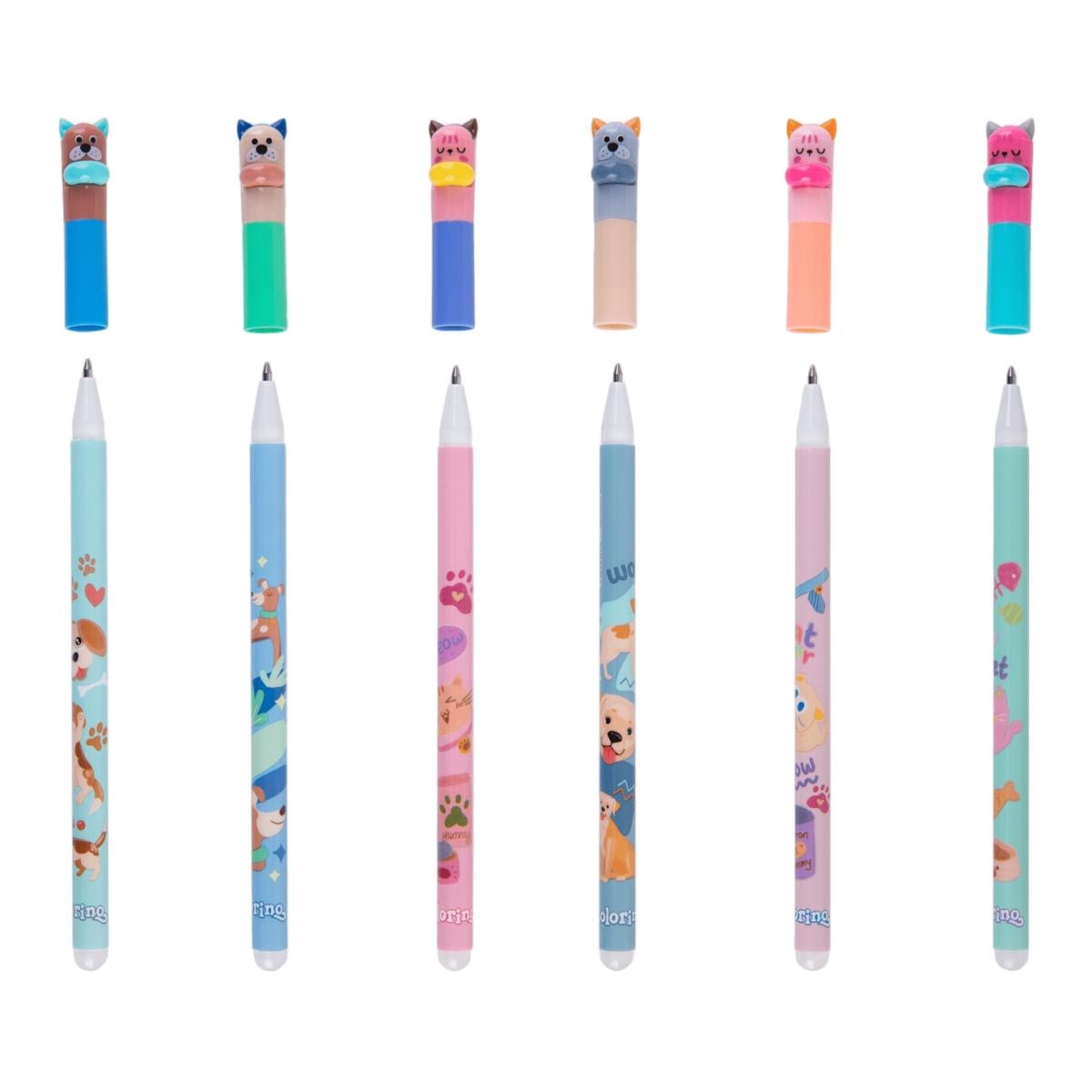 Imagem 0 de Caneta Apagável Dogs & Kitties Coolpack - Artigo Sortido. Envio realizado de forma aleatória