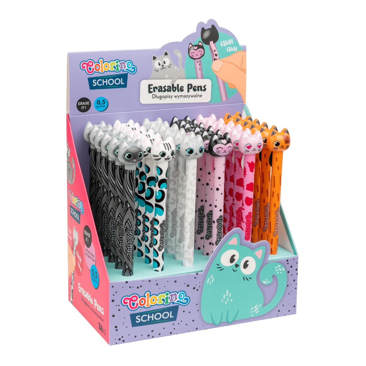 Bolígrafo tinta borrable Cats Coolpack Surtido-2