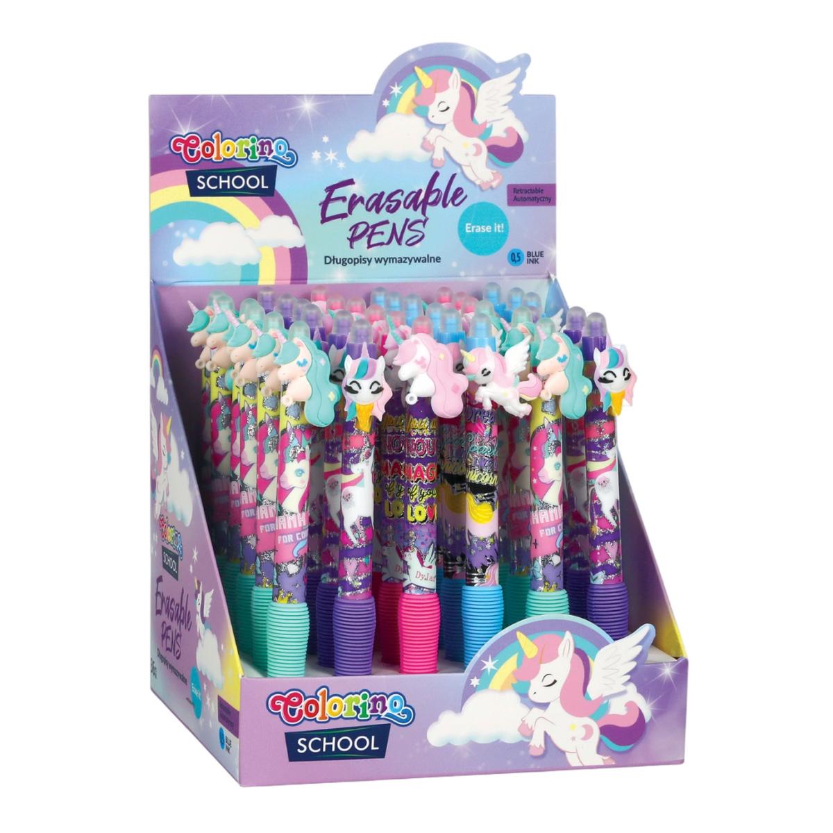 Bolígrafo tinta borrable Rainbow Unicorns Coolpack Surtido-2
