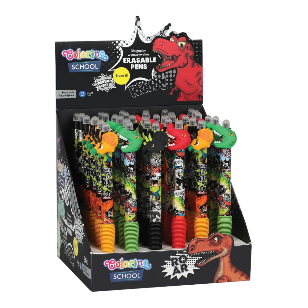Bolígrafo tinta borrable Dino World Coolpack Surtido-2