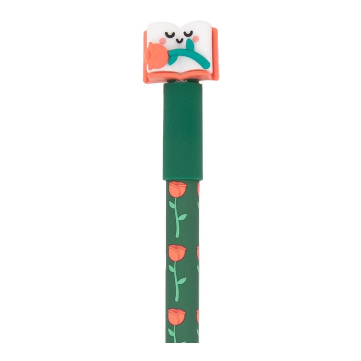 Boli borrable BoBo  Mr Wonderful Libro y rosa Verde-5