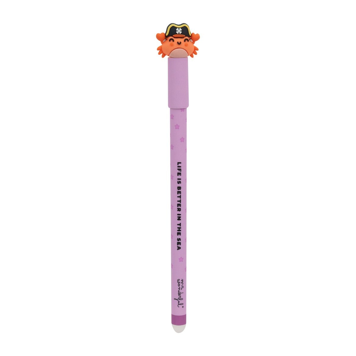 Imagem 0 de Caneta apagável BO-BO Mr Wonderful: Caranguejo