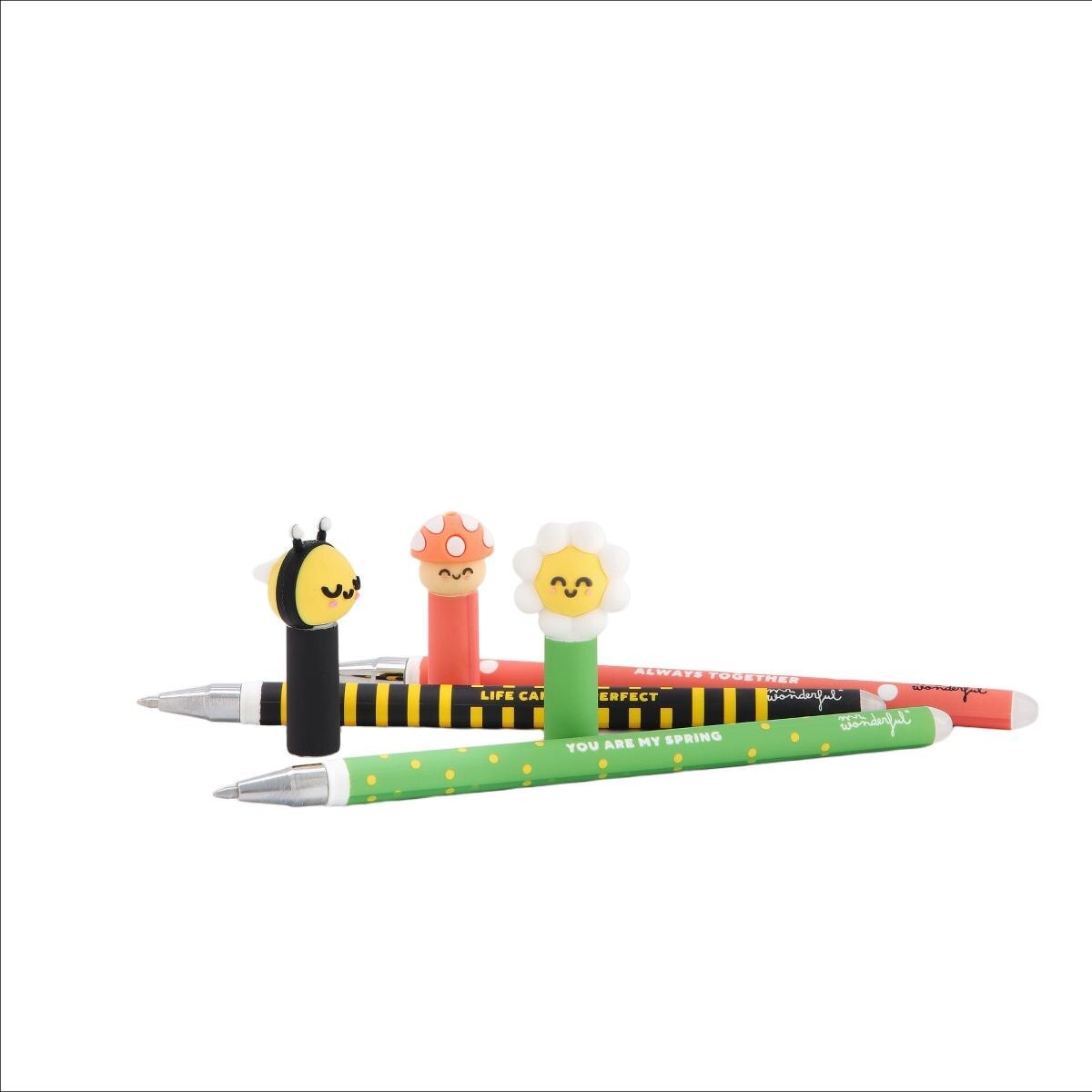 Conjunto de 3 canetas apagáveis Mr Wonderful: Margarita, Aveja e seta 2