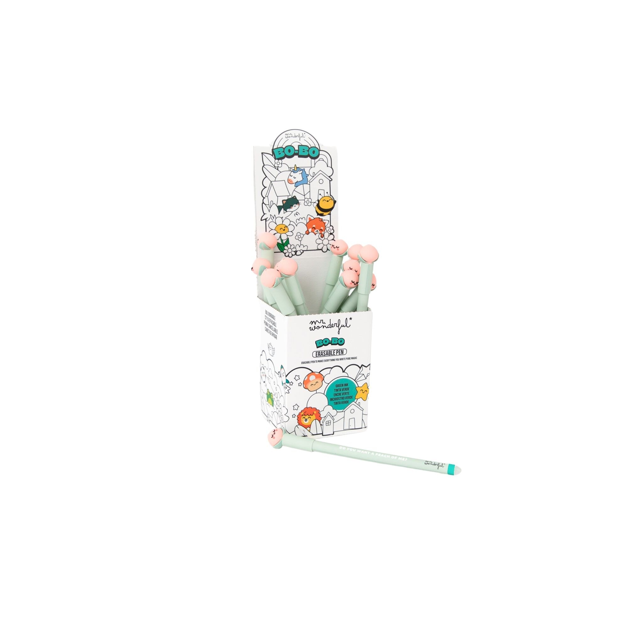 Caneta apagável Bo-Bo Mr Wonderful: Do you want a peach of me? 4