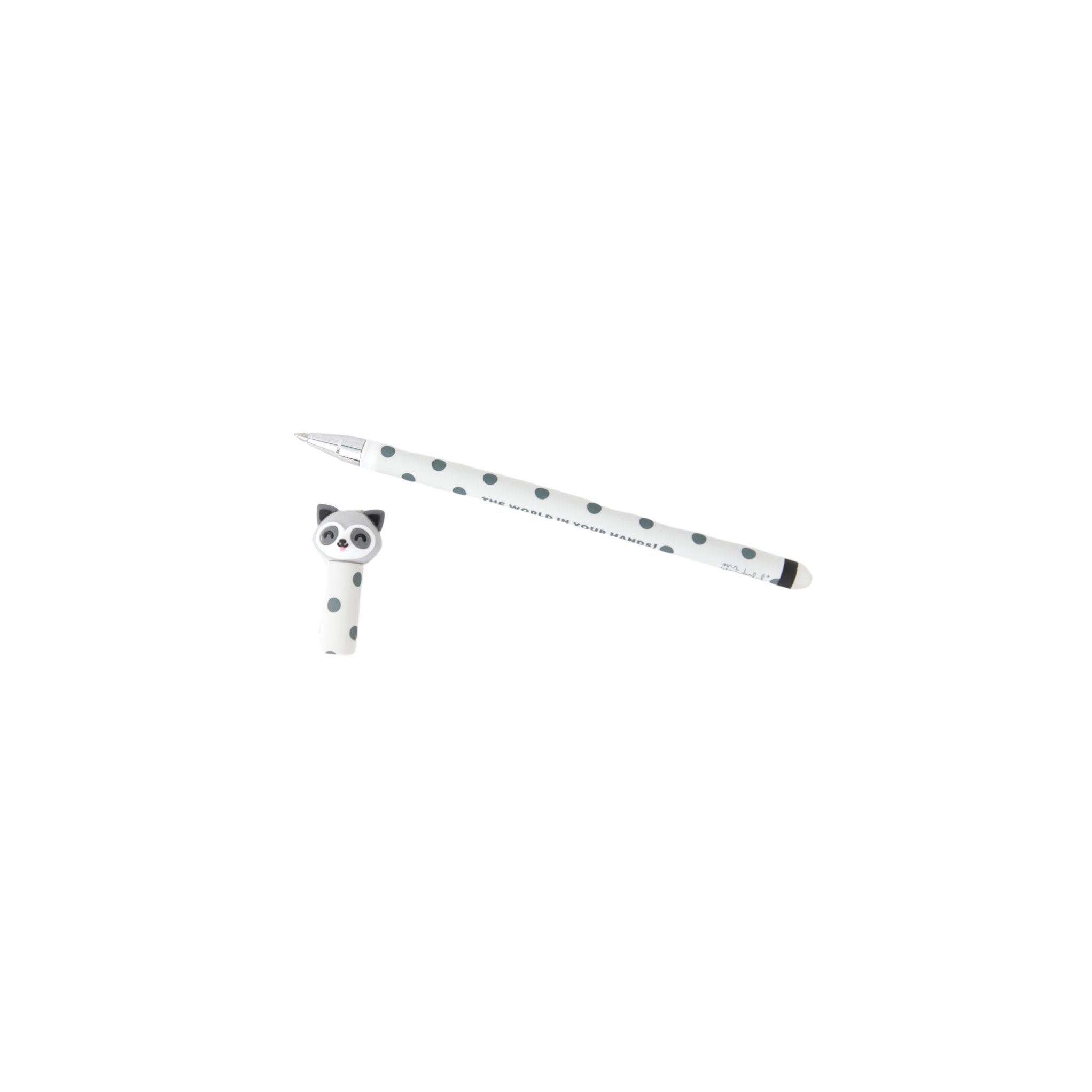 Caneta apagável Bo-Bo Mr Wonderful: Mapache The world in your hands 3
