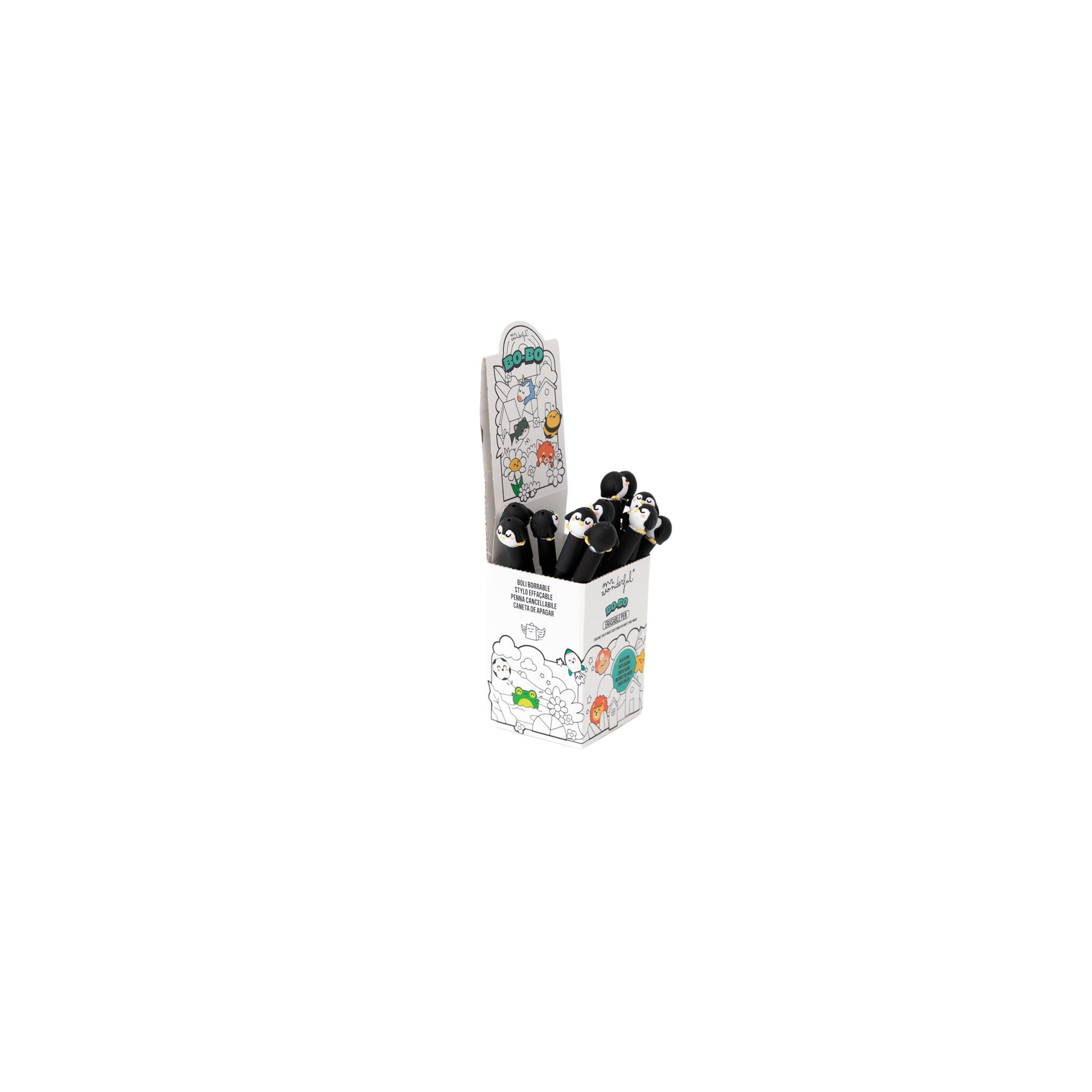 Caneta apagável Bo-Bo Mr Wonderful: Pingüino cool is my fabourite mood. 4