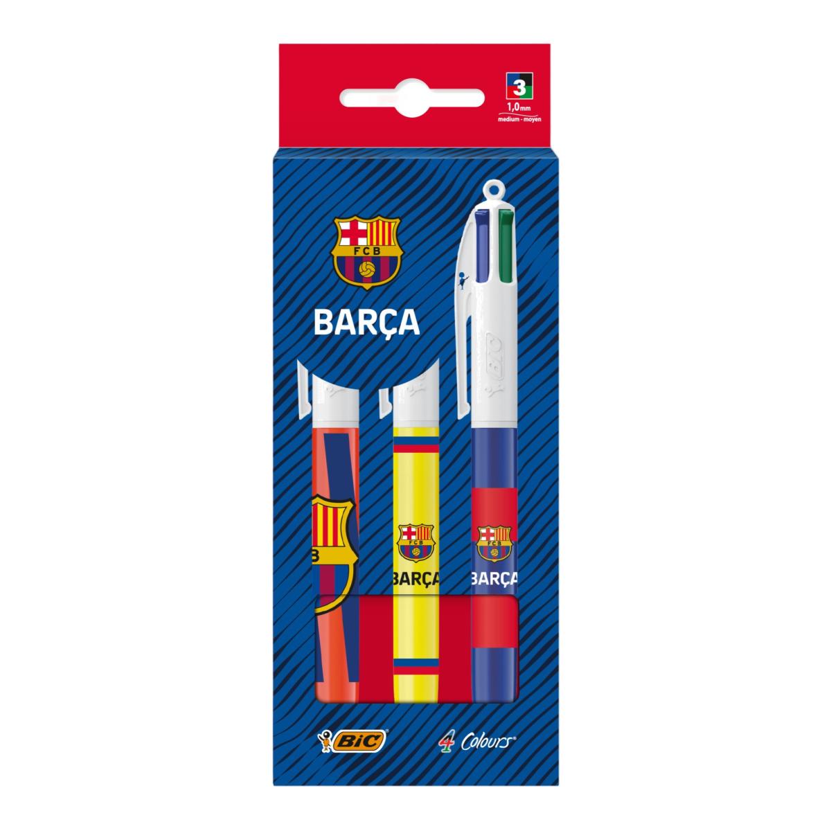 Imagen 0 de Blister de 3 Bolígrafos 4 Colores Barca BIC