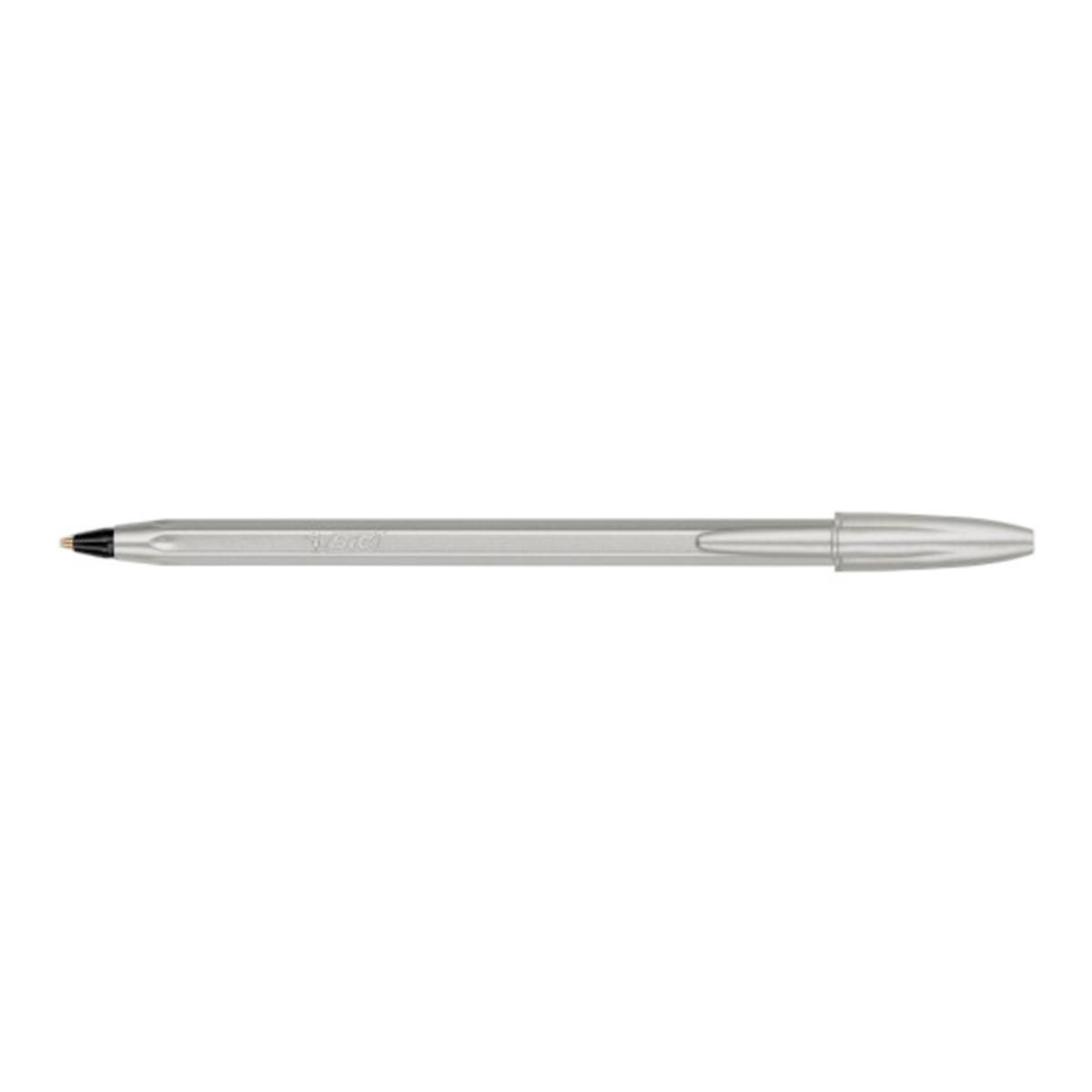 1 Bolígrafo Cristal Glacé Plateado BIC Plateado-2