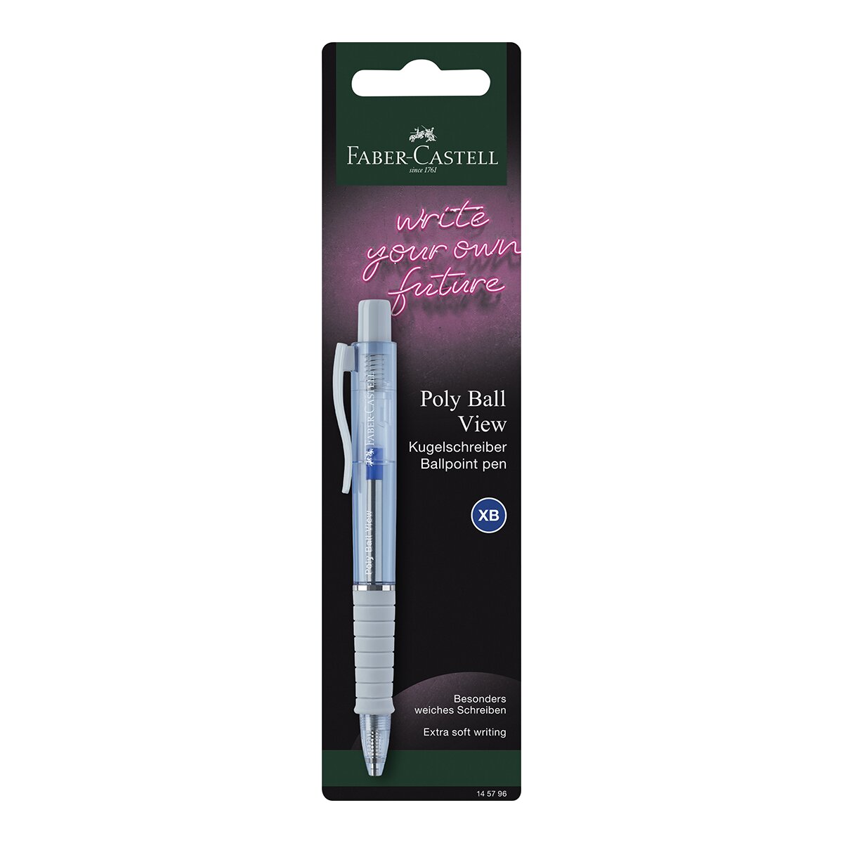 Imagem 0 de Esferográfica Faber-Castell Poly Ball View Extra Soft XB - Modelo Sortido Envio Aleatório