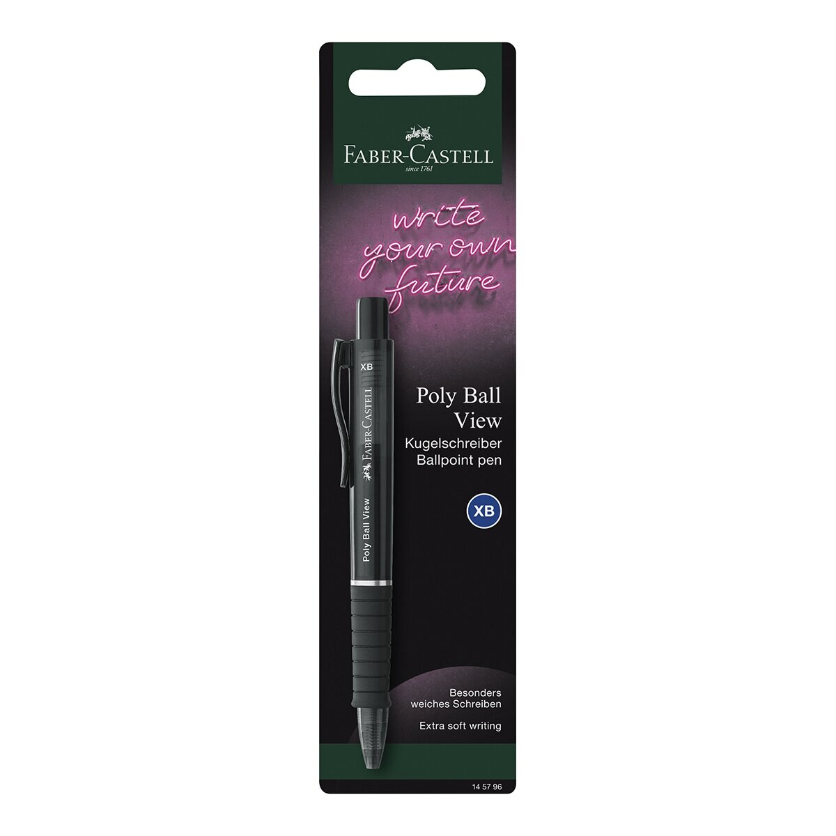 Esferográfica Faber-Castell Poly Ball View Extra Soft XB - Modelo Sortido Envio Aleatório Multicolor-4