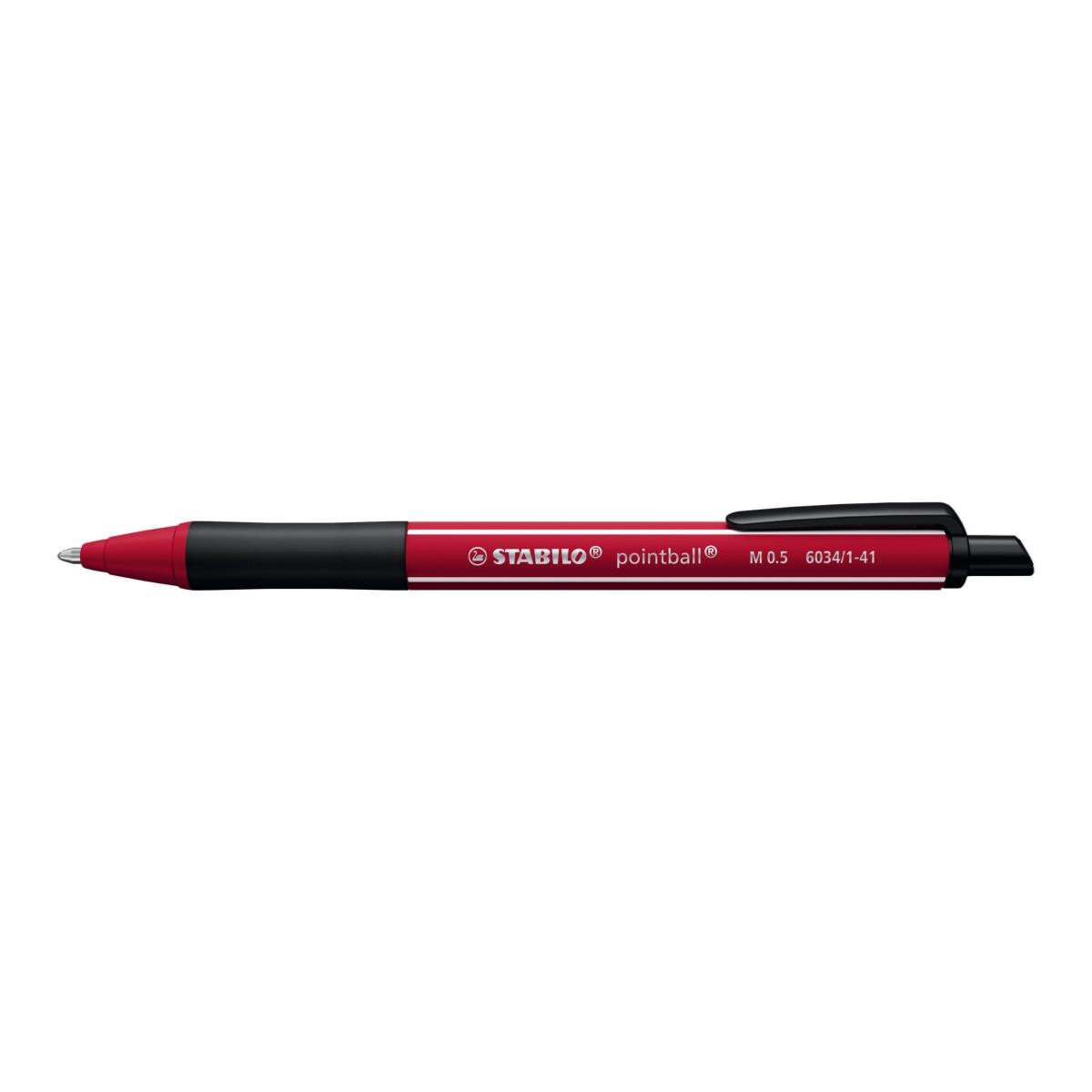 Imagen 0 de Boligrafo  STABILO pointball NatureCOLORS Wildflower Edition  rojo borgoña