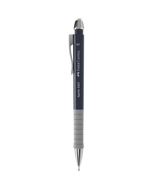 Faber-Castell - Portaminas Apollo grosor 0,7 mm Faber-Castell azul oscuro.