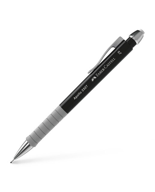 Portaminas Apollo grosor 0,7 mm Faber-Castell negro Negro-2