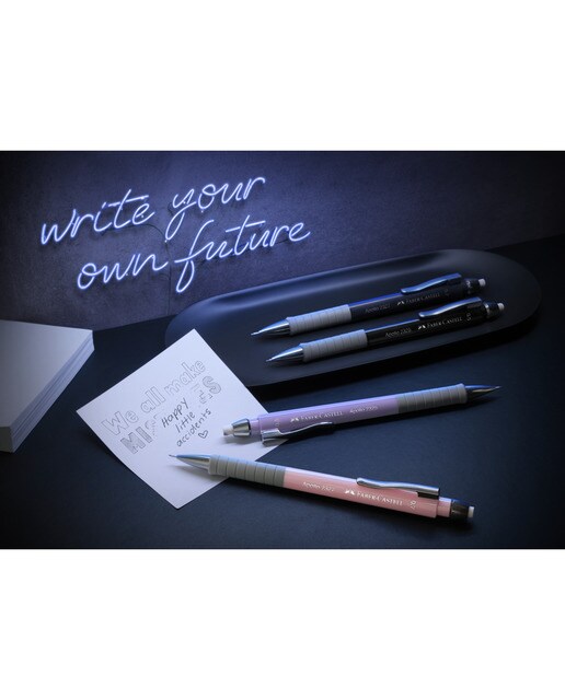 Portaminas Apollo grosor 0,7 mm Faber-Castell negro Negro-3