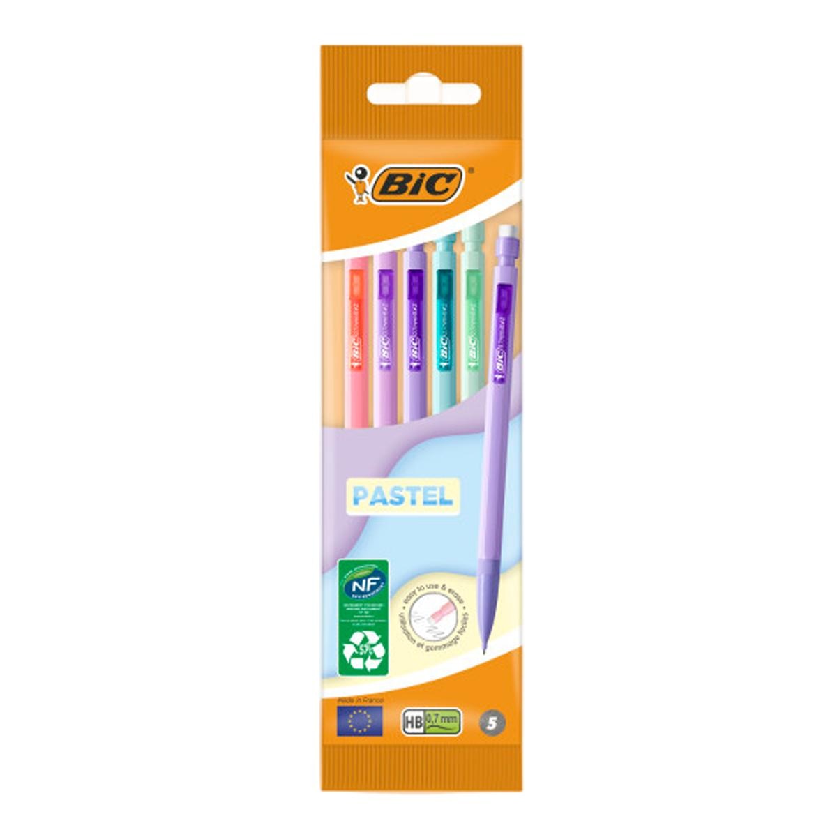 Blister de 5 Portaminas Matic Pastel BIC Multicolor-1