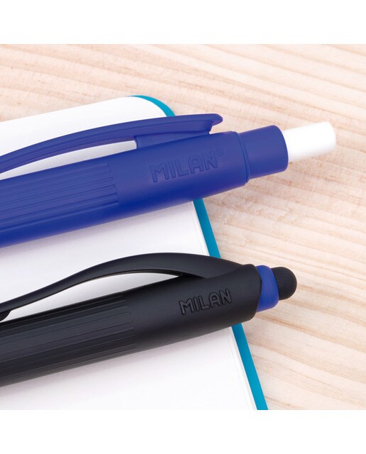 Lapiseira PL1 0,7 mm HB MILAN azul Azul-4