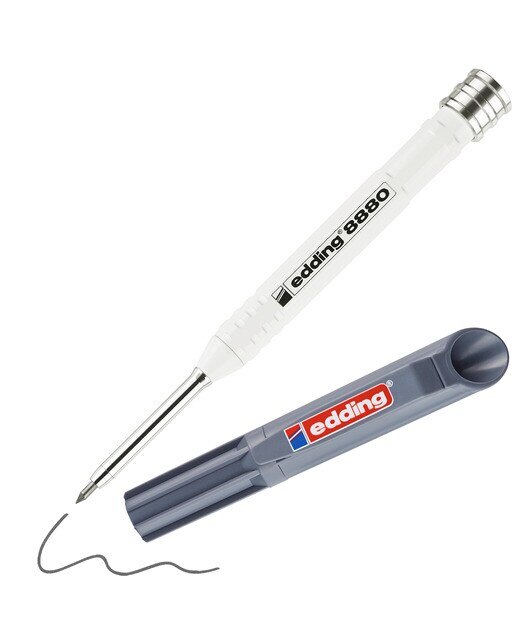 Blister con 1 portaminas para agujeros profundos minas de 2,8 mm Edding Negro-2