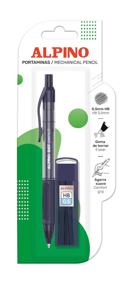 Blister Portaminas Alpino Dot pencil 2