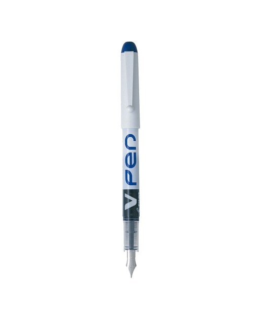 Imagem 0 de Caneta de Aparo Descartável de Tinta Líquida V-Pen White - Preto