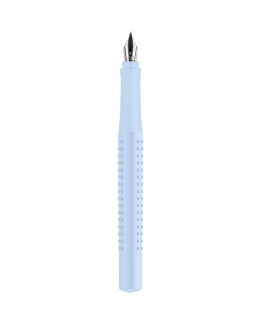 Pluma estilográfica grip 2010 harmony punta F Faber-Castell sky blue Sky Blue-3