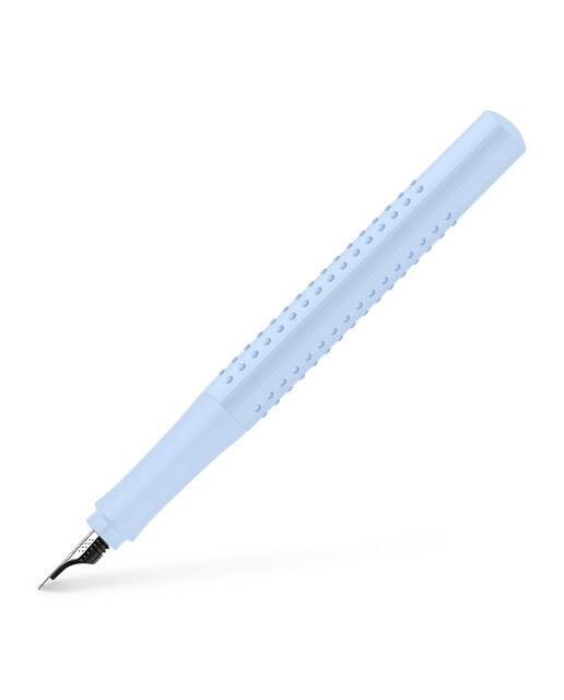 Pluma estilográfica grip 2010 harmony punta M Faber-Castell sky blue Sky Blue-4