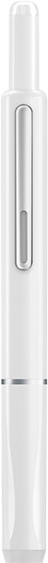 Imagen 0 de Pluma rectráctil + cartucho punta fina Writech blanca escritura azul