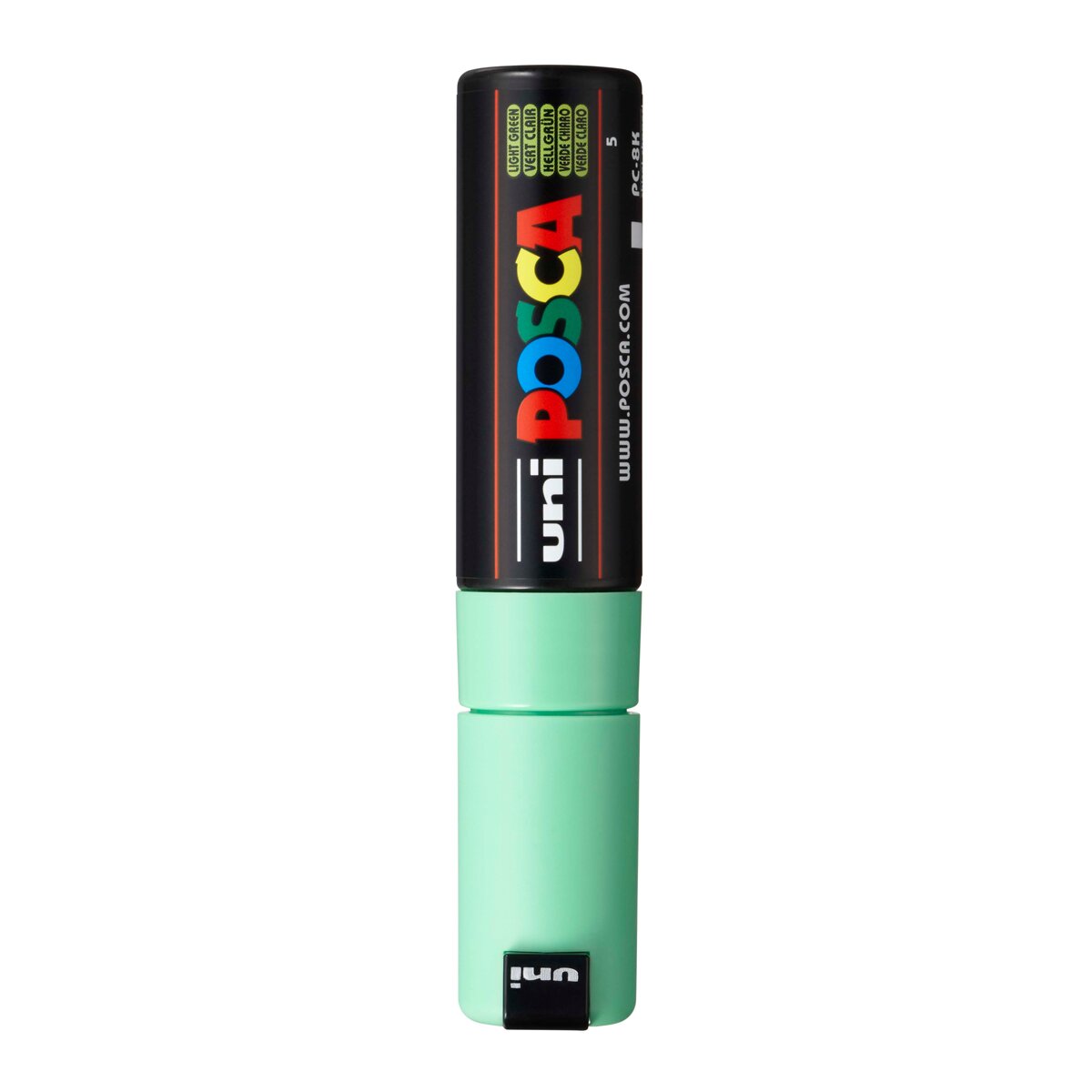 Marcador de Pintura Base al Agua 8,0 mm Uni Posca Verde Claro Verde claro-2