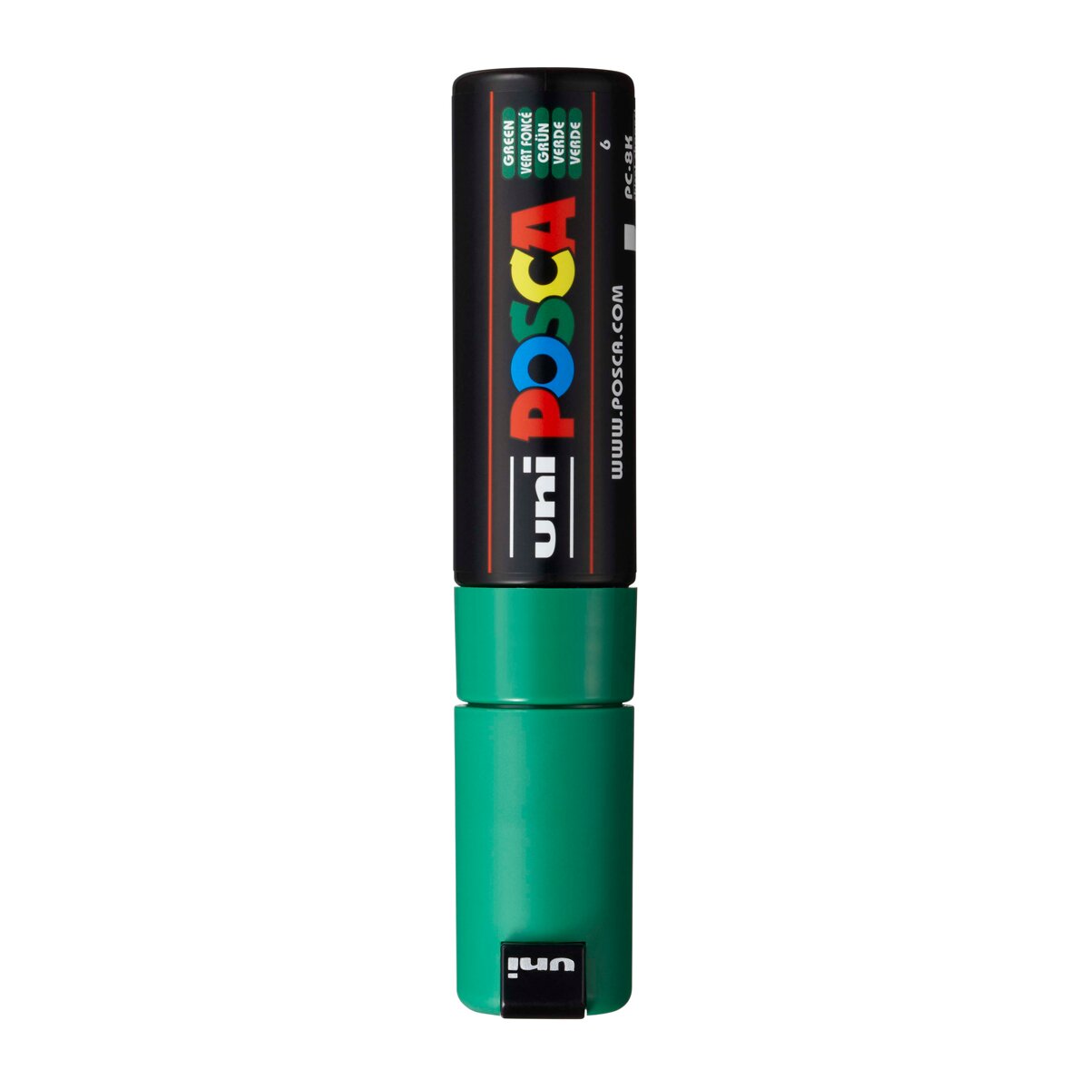 Marcador de Pintura Base de Água 8,0 mm Uni Posca Verde Verde-2