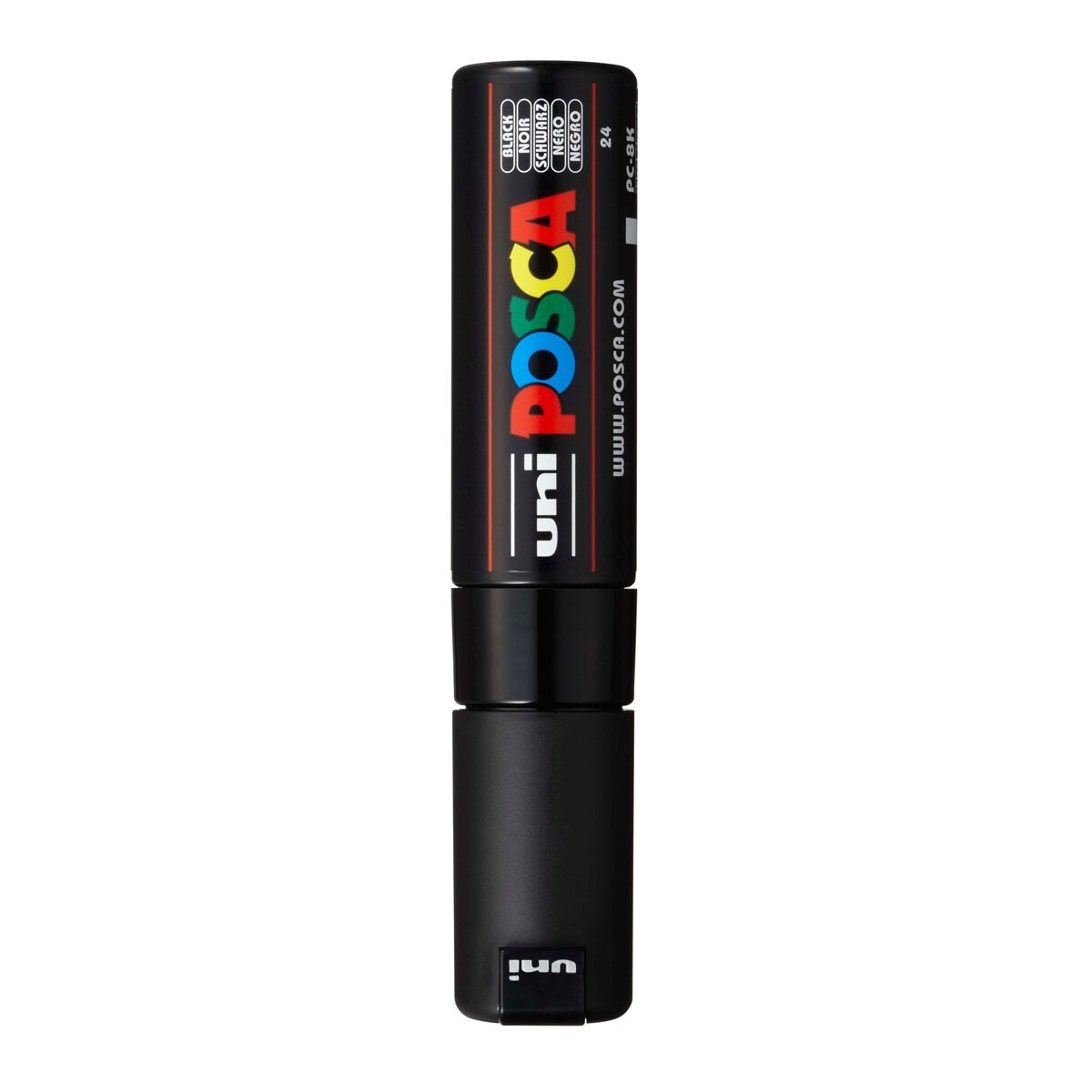 Marcador de Pintura Base de Água 8,0 mm Uni Posca Preto Preto-2