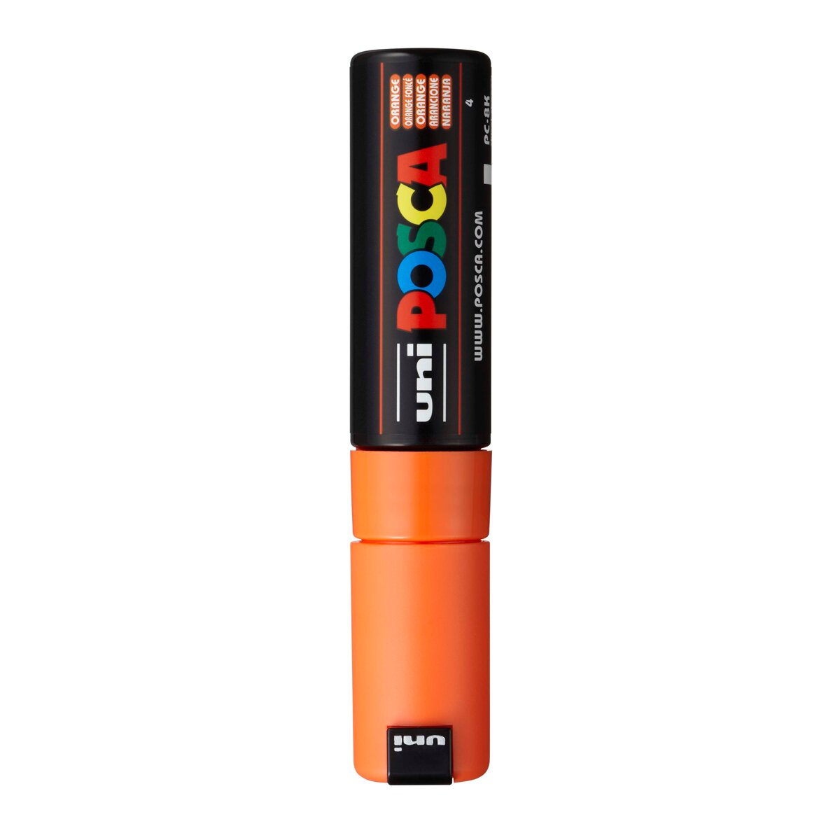 Marcador de Pintura Base al Agua 8,0 mm Uni Posca Naranja Naranja-2