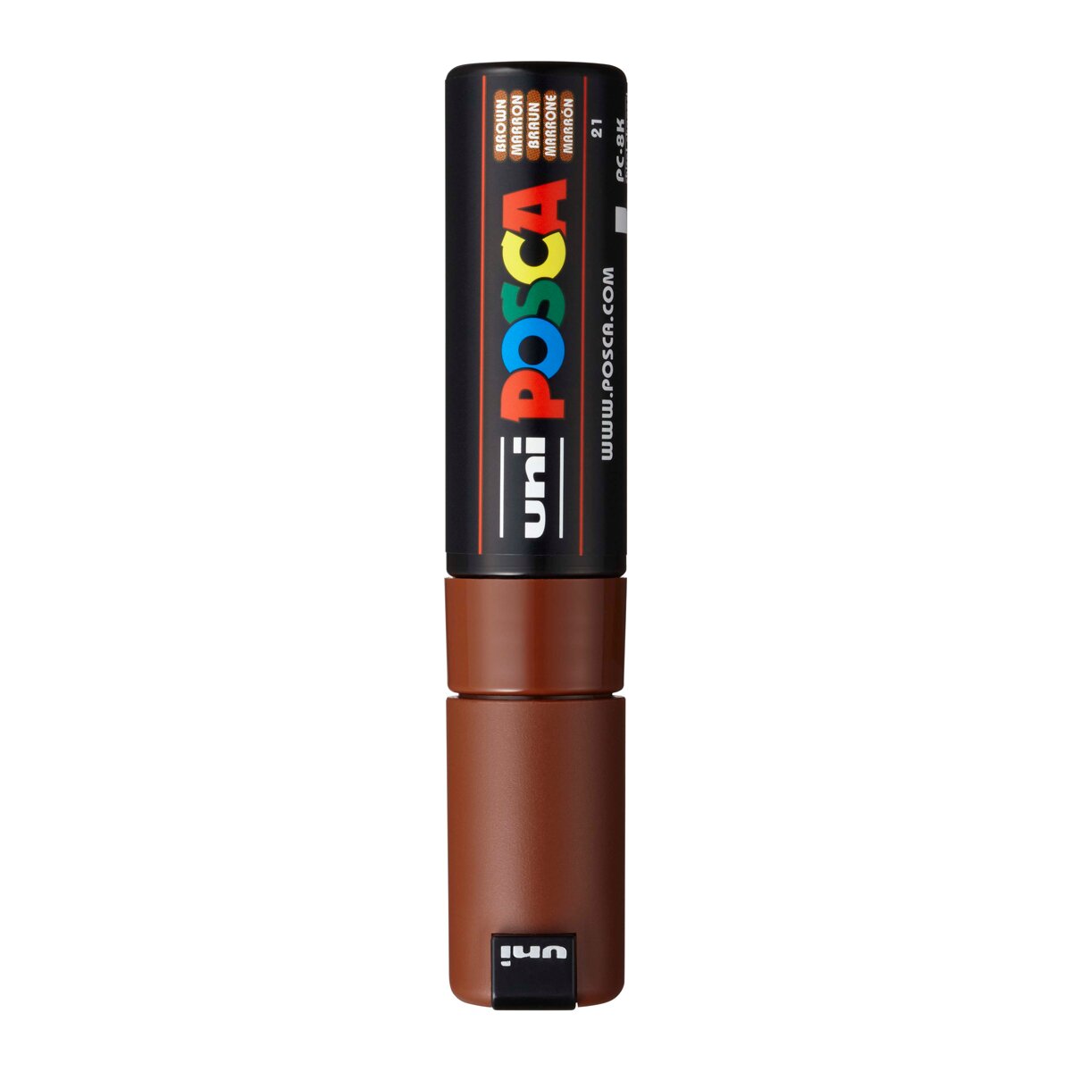 Marcador de Pintura Base de Água 8,0 mm Uni Posca Castanho Castanho-2