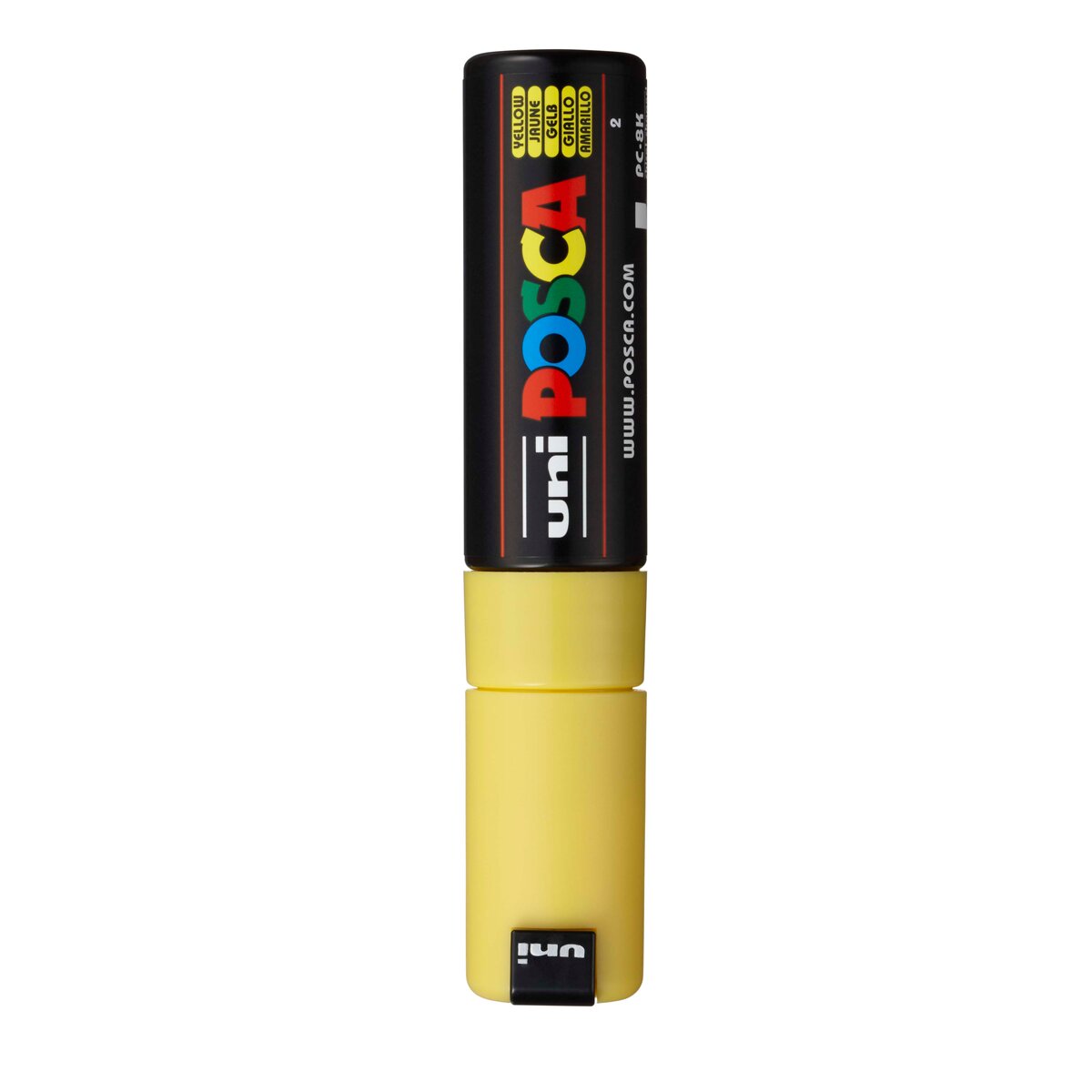 Marcador de Pintura Base al Agua 8,0 mm Uni Posca Amarillo Amarillo-2