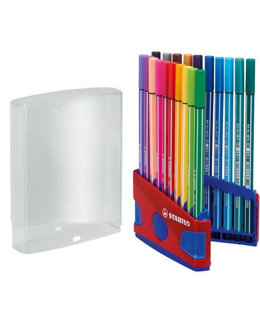 Estojo ColorParade 20 Canetas de Feltro Premium Pen 68 - Multicolor Multicolor-2