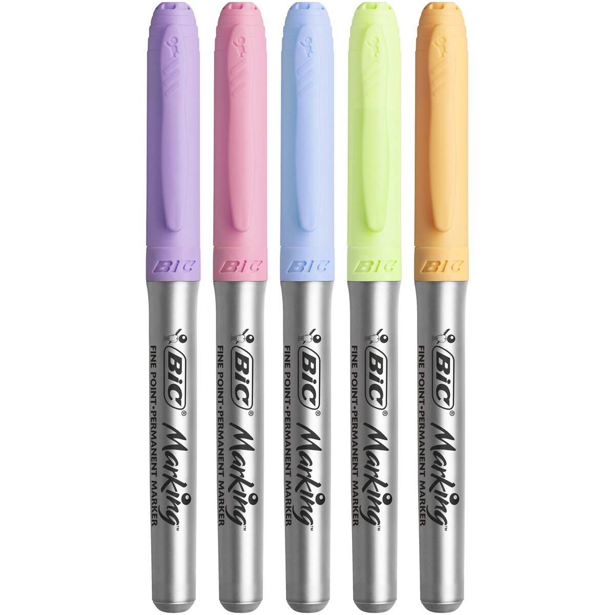 Pack de 5 marcadores permanentes Intensity Pastel 3
