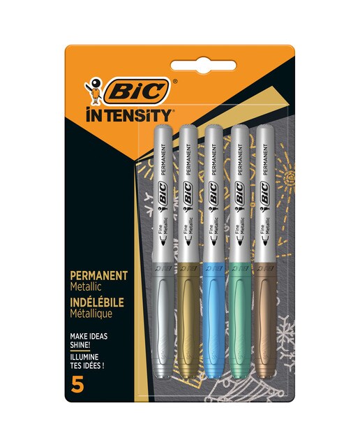 Pack de 5 marcadores permanentes Marking Metallic 3