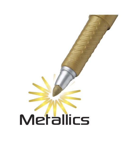 Pack de 5 marcadores permanentes Marking Metallic 6