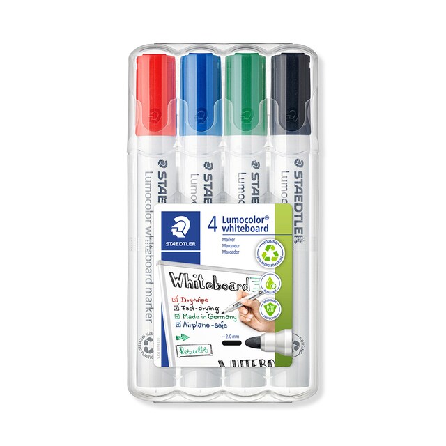 Imagen 0 de 4 Marcadores de Pizarra Blanca Lumocolor Staedtler Multicolor