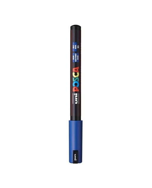 Marcador de Pintura Base Uni Posca de Água 0,4 Mm Azul Azul-1