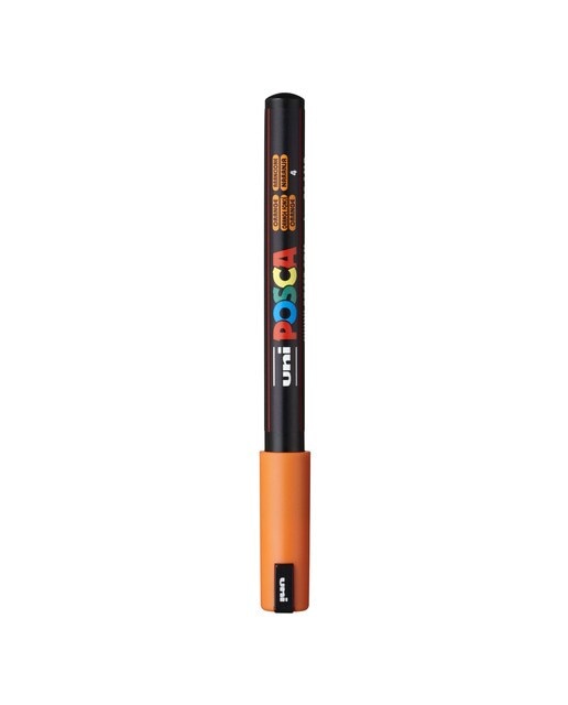 Marcador de Pintura Base Uni Posca Água 0,4 Mm Laranja Laranja-1