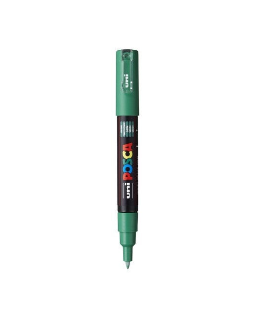Marcador de Pintura Base Uni Posca de Água 0,7 Mm Verde Verde-1