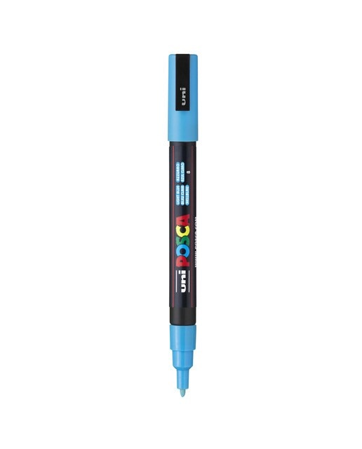 Marcador de Pintura Base Uni Posca de Água 0,9-1,3 Mm Azul Azul-1