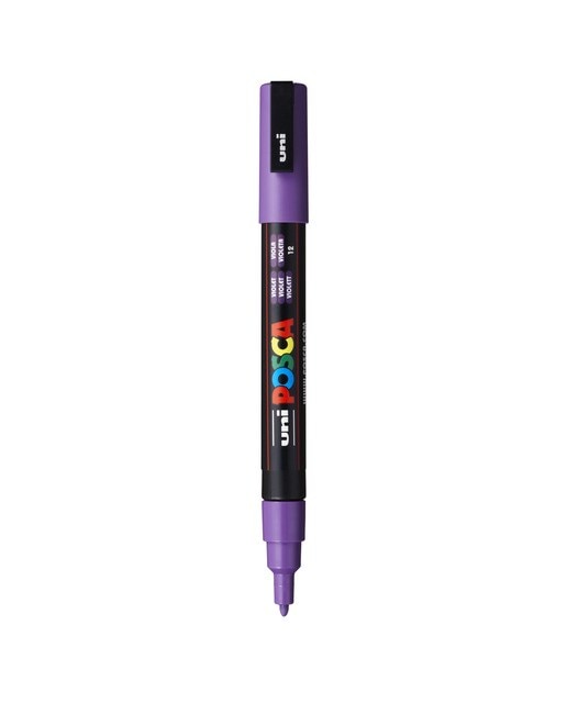 Marcador de Pintura Base Uni Posca de Água 0,9-1,3 Mm Violeta Violeta-1