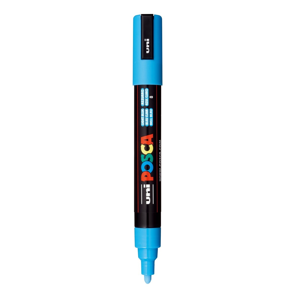 Marcador de Pintura Base Uni Posca de Água 1,8-2,5 Mm Azul-claro Azul-2
