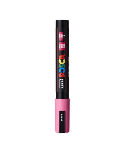 Marcador de Pintura Base Uni Posca de Água 1,8-2,5 Mm Rosa Rosa-1