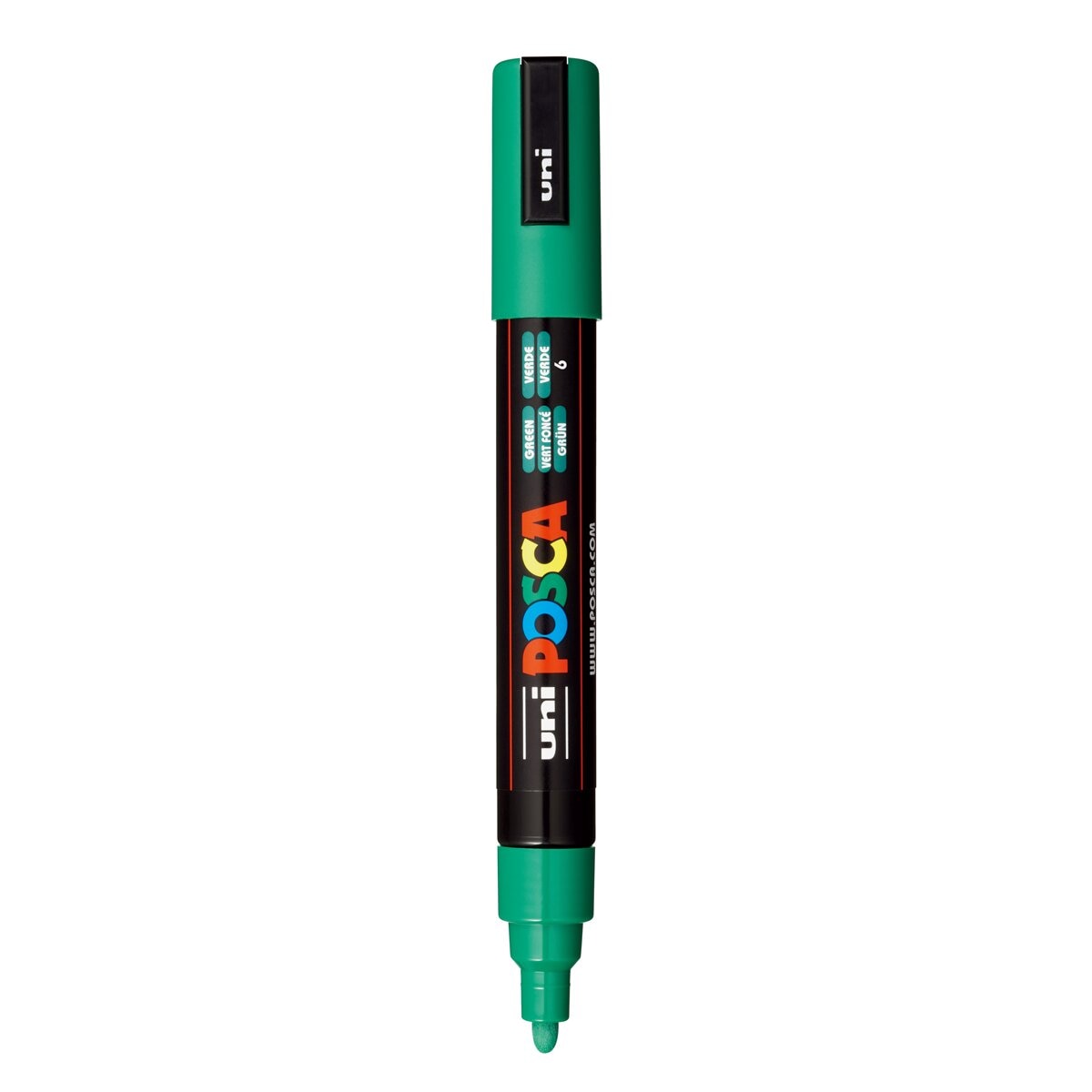 Marcador De Pintura Base Uni Posca Al Agua 1,8-2,5 Mm. Verde Verde-2