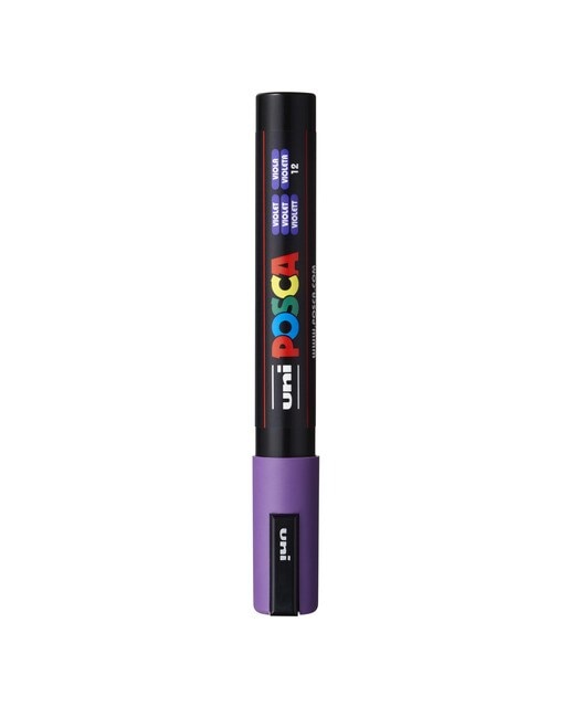 Marcador de Pintura Base Uni Posca de Água 1,8-2,5 Mm Violeta Violeta-1