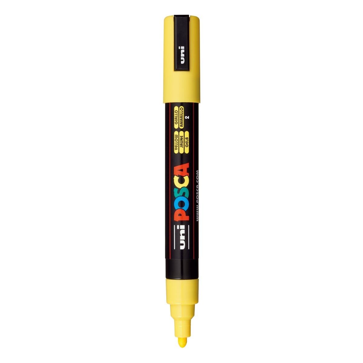 Marcador de Pintura Base Uni Posca de Água 1,8-2,5 Mm Amarelo Amarelo-2