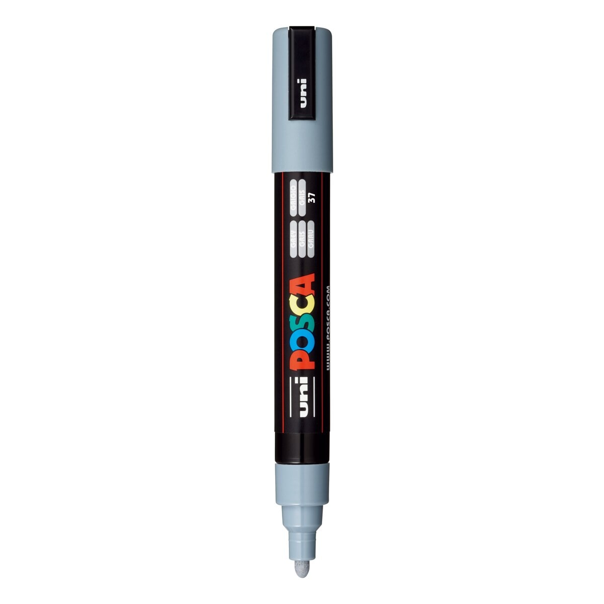 Marcador de Pintura Base Uni Posca de Água 1,8-2,5 Mm Cinzento Cinzento-2