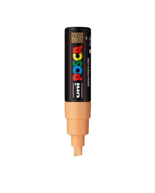 Imagem 0 de Marcador de Pintura Base Uni Posca de Água 8,0 Mm Laranja