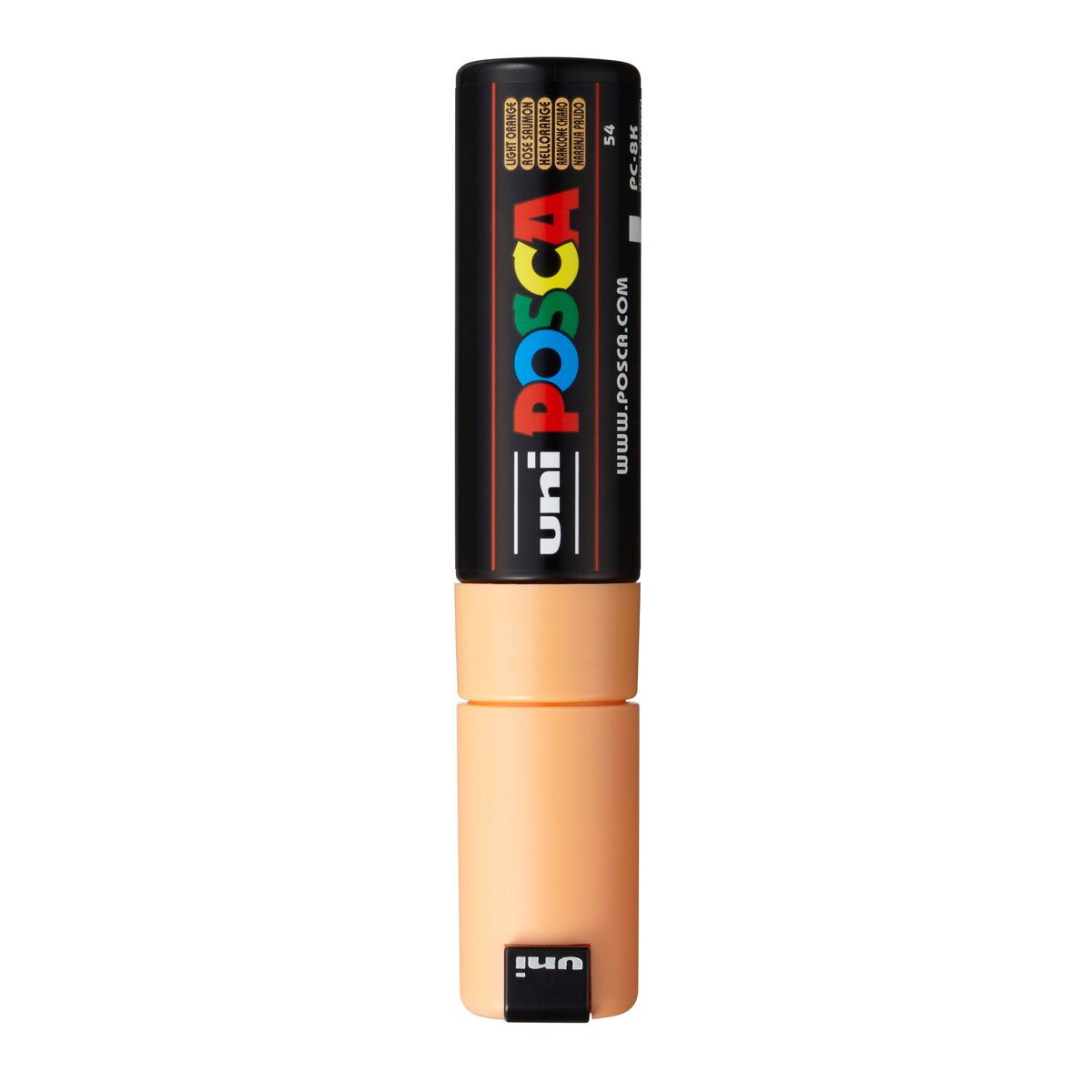 Marcador De Pintura Base Uni Posca Al Agua 8,0 Mm. Naranja Naranja-2